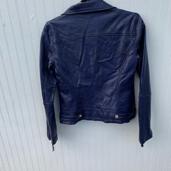 Reptile Blue biker coat - Picture 8 of 12